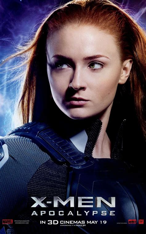 Sophie Turner – X-Men: Apocalypse Jean Grey Character Poster – GotCeleb