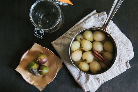 Poached Seckel Pears — O&O Eats