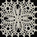 Crochet table lace machine embroidery design - SKU 10377