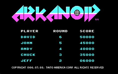 Arkanoid - Play Online Classic Games