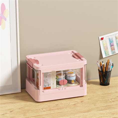 Ozmmyan Plastic Storage Bins For Closet Organizers And Storage, Folding ...