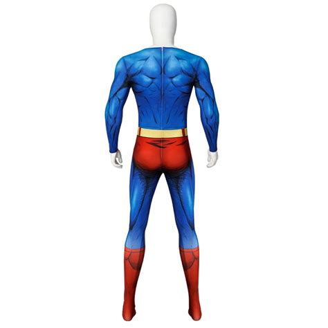 2023 Superman Halloween Suits Clark Comic Version Jumpsuit