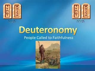 PPT - Insights into Deuteronomy: Moses' Farewell Address PowerPoint Presentation - ID:13141282