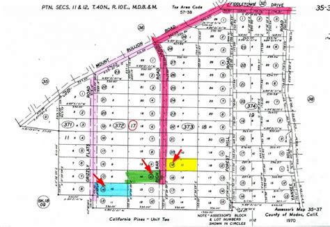 California Pines Parcel Map - Printable Maps