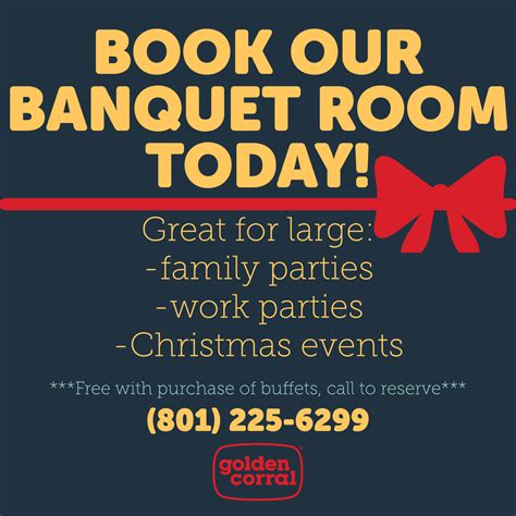 It's not too late, book our... - Golden Corral Buffet & Grill