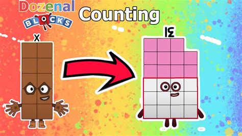 DOZENAL BLOCKS MEET NUMBERS FROM DEK TO DO EL LEARN COUNTING DUO DECIMAL NUMBERBLOCKS - YouTube