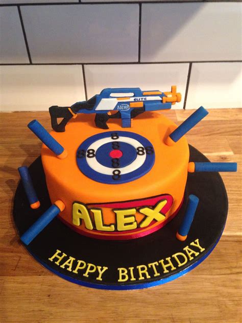 The Best Nerf Gun Birthday Cake - Birthday Party Ideas | Birthday Cake ...