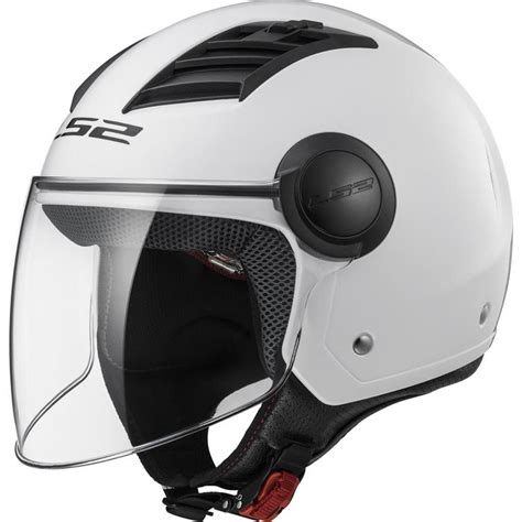 LS2 OF562 Airflow L Solid Open Face Motorcycle Helmet & Visor - Ladies Helmets - Ghostbikes.com