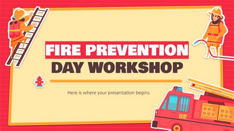 High School: Fire Prevention Day | Google Slides and PPT