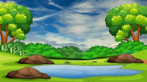 Beautiful 3D Animation with Nature Scenery, 3D Background Video Effects ... | Nature backgrounds ...