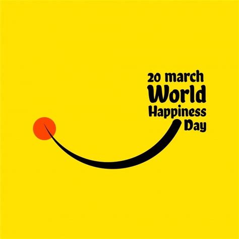 World Happiness Day Vector Template Design Illustration, World Icons, Template Icons, Day Icons ...