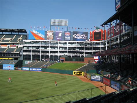 Right to Center at the Ballpark at Arlington -- Arlington,… | Flickr