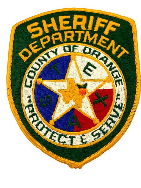 ORANGE COUNTY SHERIFF TX PATCH