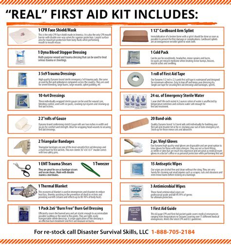 The Real Life-Saving First Aid Kit ( All-Purpose | Home | Office | Sch – Disaster Survival Skills