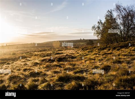 Peak District at sunrise Stock Photo - Alamy