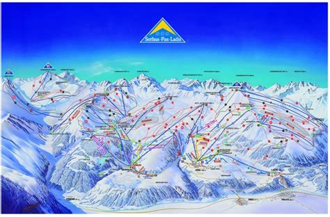 Serfaus-Fiss-Ladis Ski resort - Piste map Serfaus-Fiss-Ladis