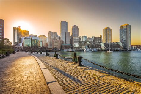 Boston Skyline at the sunset | Interport