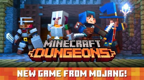 Minecraft: Dungeons – Announce Trailer - YouTube