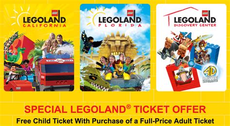 FREE Child Ticket To LEGOLand With The Purchase Of A Full-Price Adult ...