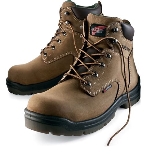 MENS RED WING 6-INCH BROWN SAFETY TOE WORK BOOT 2240 | Boots, Red wing boots men, Work boots