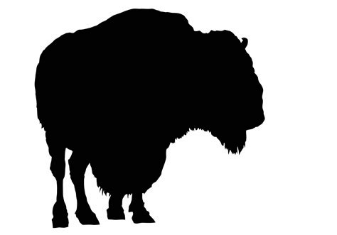 5 American Buffalo Vector Silhouettes | Free Vector Art at Vecteezy!