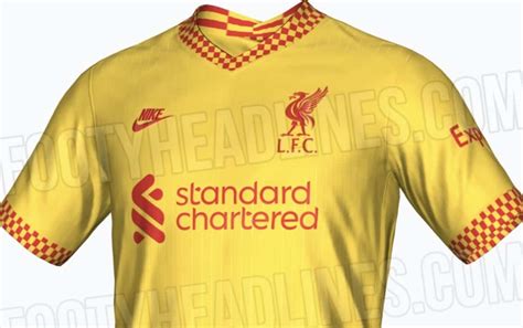 Liverpool FC's new yellow Nike third kit for 2021/22 leaks - Liverpool ...