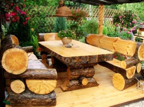 Logs Furniture and Decorative Accessories, 16 DIY Home Decorating Ideas