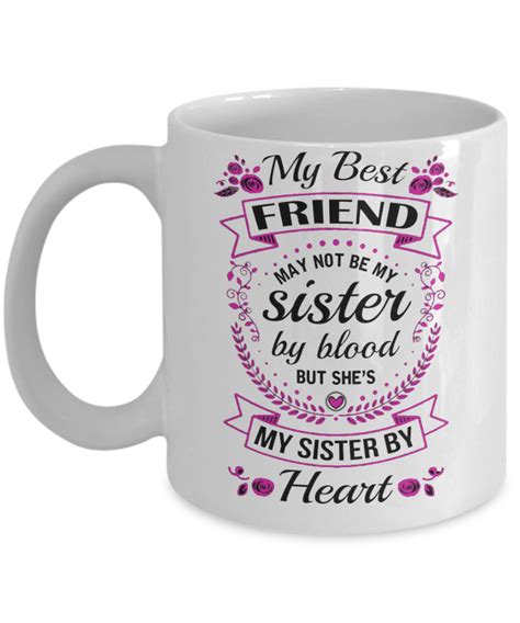 Best Friend Mug - "My Sister By Heart"