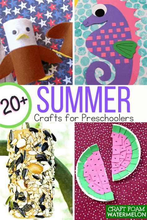 25 Spectacular Summer Themed Crafts for Preschoolers