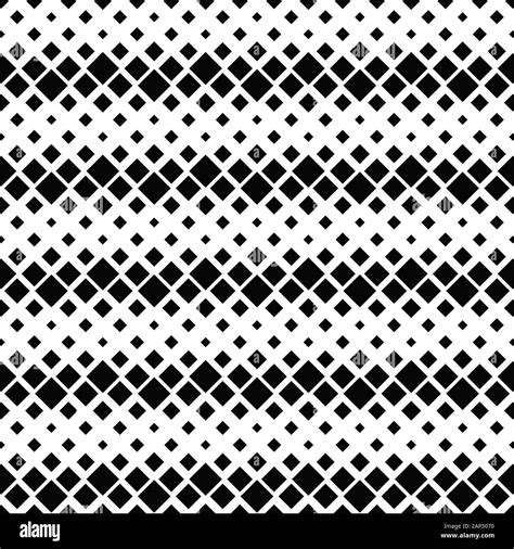 Abstract square pattern background - black and white vector graphic ...