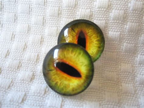 Glass dragon eyes for jewelry making or crafts 20mm cabochons