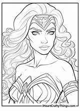 20 Wonder Woman Coloring Pages Free Cute PDF Printables sketch template