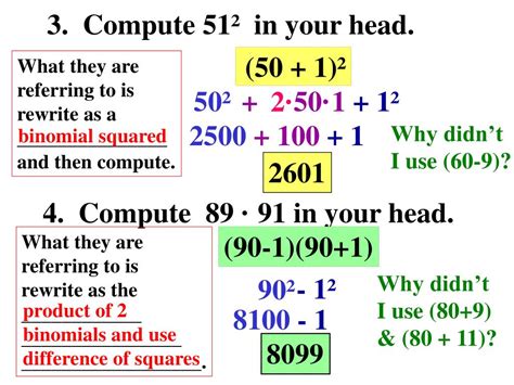 PPT - 11-6 Special Binomial Products PowerPoint Presentation, free ...