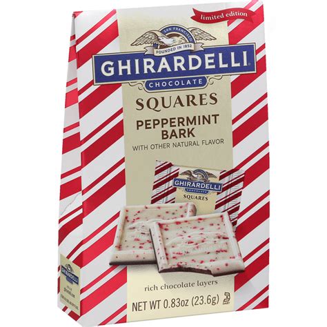 Ghirardelli Chocolate Squares, Peppermint Bark | Hy-Vee Aisles Online Grocery Shopping