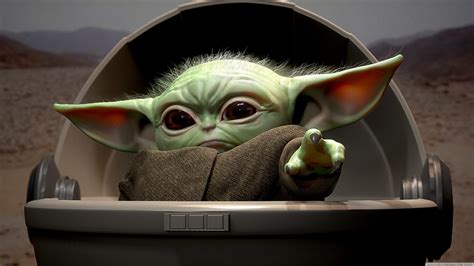 Baby Yoda Desktop Wallpaper - EnWallpaper