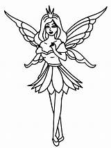 Delightful Fairy Princess Coloring Page  Free Printable Pages sketch template