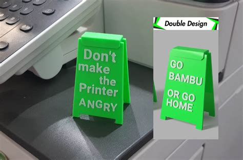 Printer Desk Sign by Creativity Lab - MakerWorld