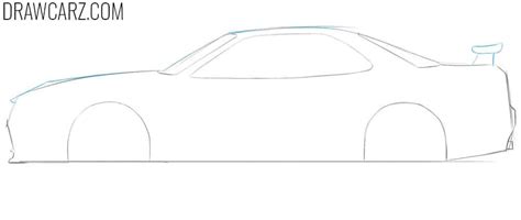 How to Draw a Nissan Skyline