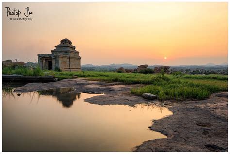 Sunset from Hemakuta Hill in Hampi – Photography by Pratap J