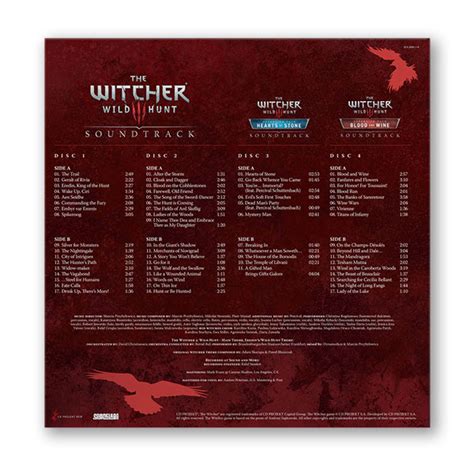 The Witcher 3: Original Game Soundtrack Deluxe 4LP Set - GeekAlerts