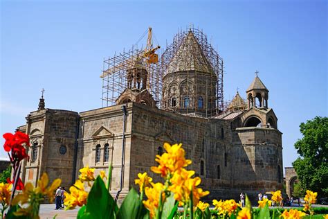 Etchmiadzin Cathedral under reconstruction, Armenia | Flickr