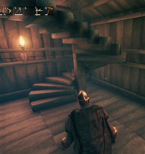 Simple Spiral Staircase : r/valheim