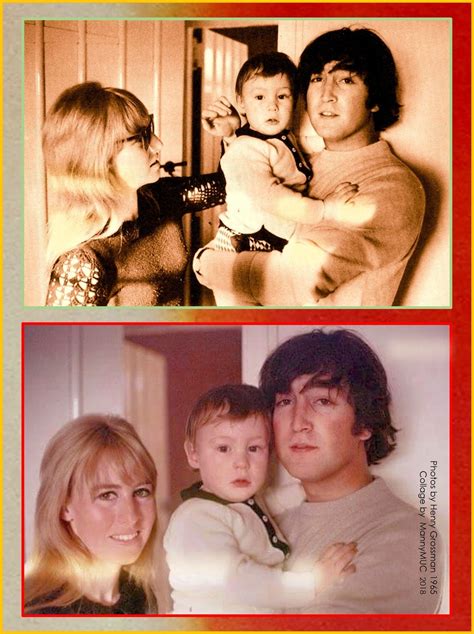 Cynthia, Julian and John in 1965 | Swinging sixties, John lennon, Lennon