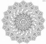 Gothic Mandala Coloring Pages sketch template