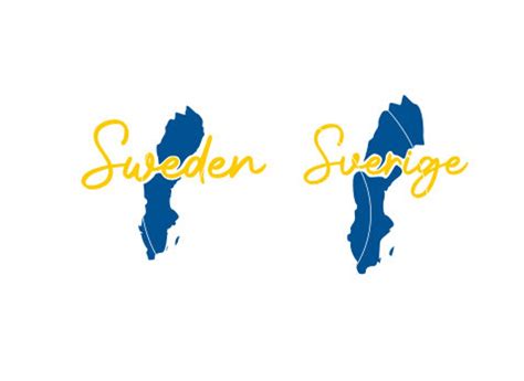 Sweden Svg, Sweden Map, Sweden Flag, Sverige, SVG, Dxf, Png, Cricut ...