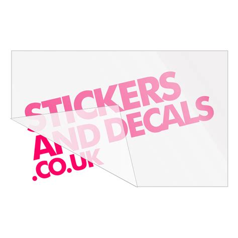 Transfer Decals — Stickers and Decals - Custom Sticker Printing Company and Vinyl Decal Makers