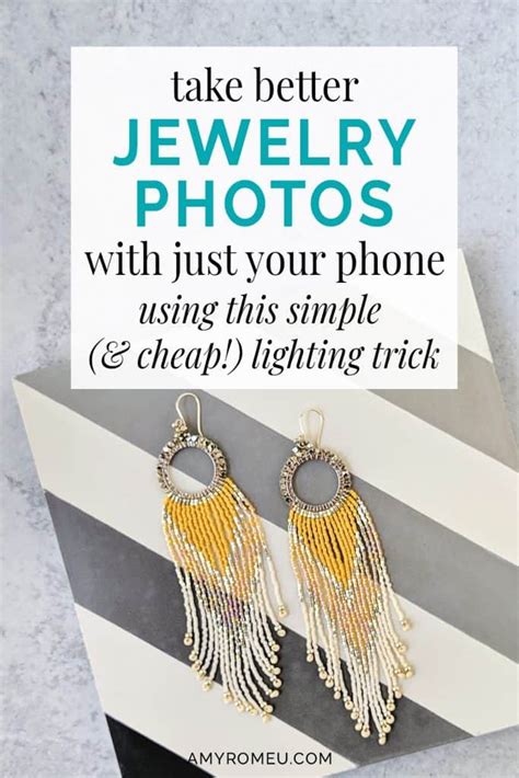 How To Take Better Jewelry Photos with Your Phone - Amy Romeu