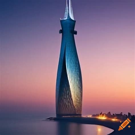 Jeddah tower on Craiyon