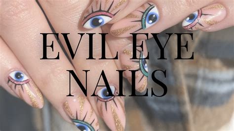 48 Chic Evil Eye Nails To Bring Good Vibes