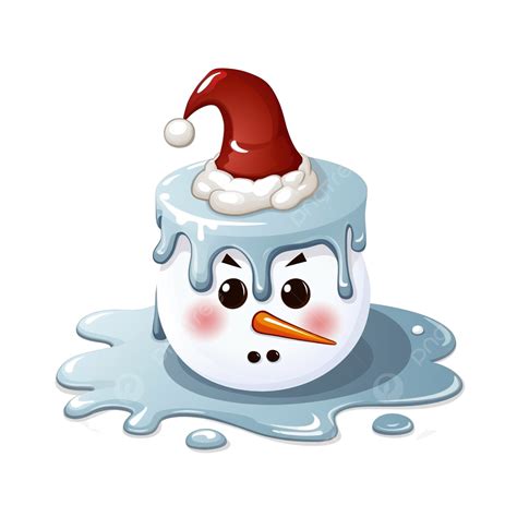 Melted Snowman Christmas Cartoon, Snowman, Christmas, Cartoon PNG ...